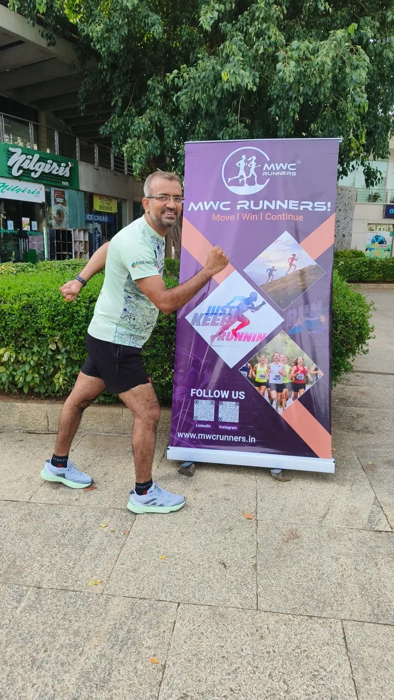 From Ashok S's running journey