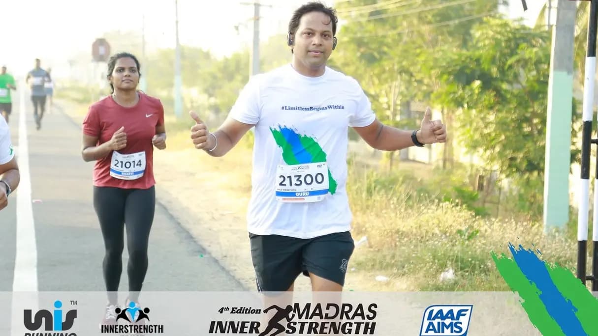 From Gurushankar Mohan's running journey