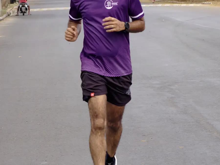 Ashok with MWC Runners