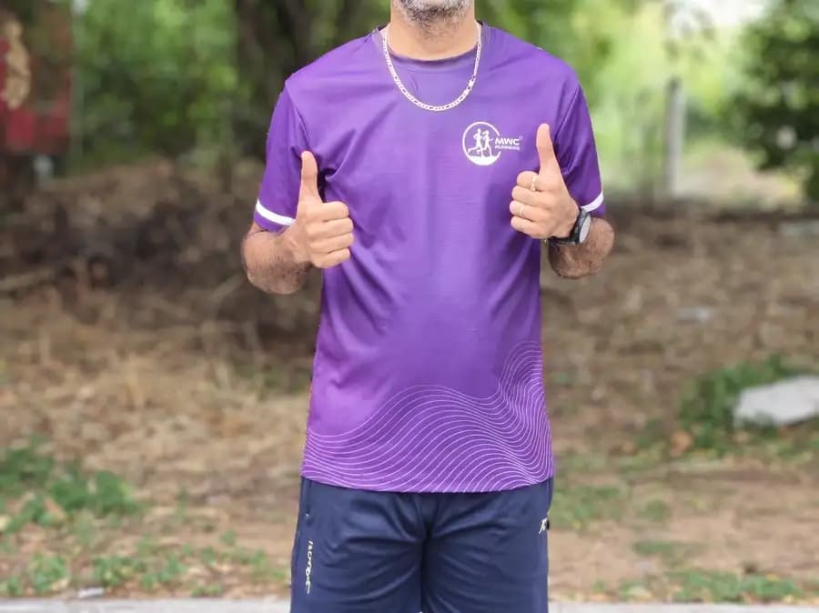 Ashok with MWC Runners