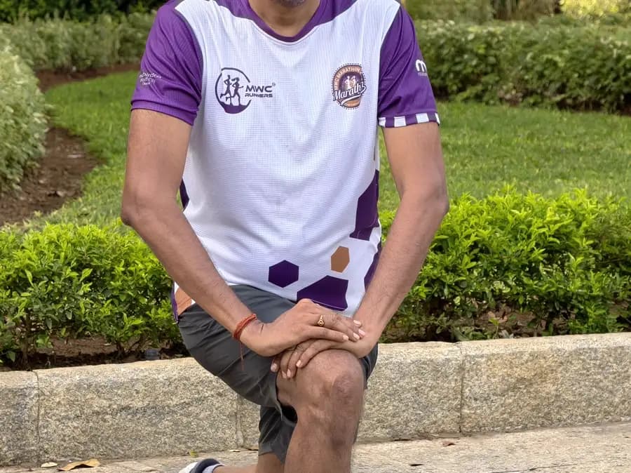 Dinesh with MWC Runners